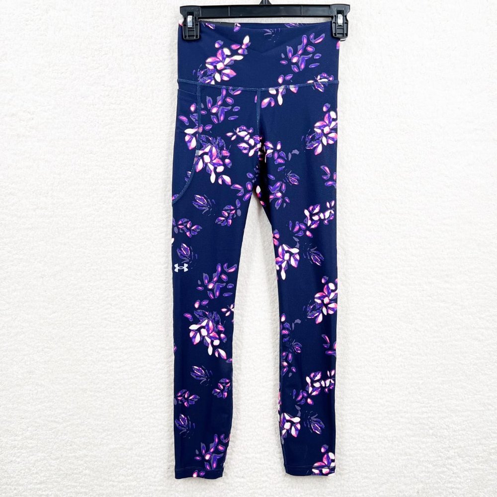 Under Armour UA HeatGear 7/8 Ankle Legging 1365338-410 Size XS NWT